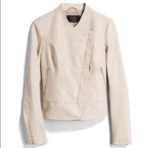 Mo-Ka Collarless Faux Leather Jacket (Stitchfix)